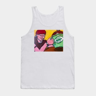 Green Grub Whiskey Tank Top